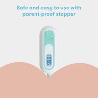 Frida Baby 3 - in - 1 Rectal, Underarm & Oral Thermometer for Kids, Digital Baby Thermometer for Infants, Toddlers, & Kids - 7DAY'S