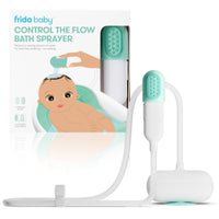Frida Baby Control The Flow Bath Rinse Cup, Tear Free Rinser to Wash Hair and Body with Easy Grip Handle and Removable Rain Shower, Made in USA - 7DAY'S