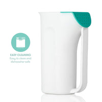 Frida Baby Control The Flow Bath Rinse Cup, Tear Free Rinser to Wash Hair and Body with Easy Grip Handle and Removable Rain Shower, Made in USA - 7DAY'S