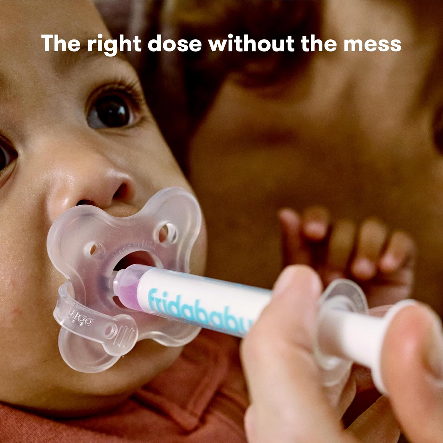 Frida Baby Medicine Pacifier Syringe, Accu - Dose Paci, Medi Frida Dispenser for Mess & Fuss Free Use, Made in USA - 7DAY'S