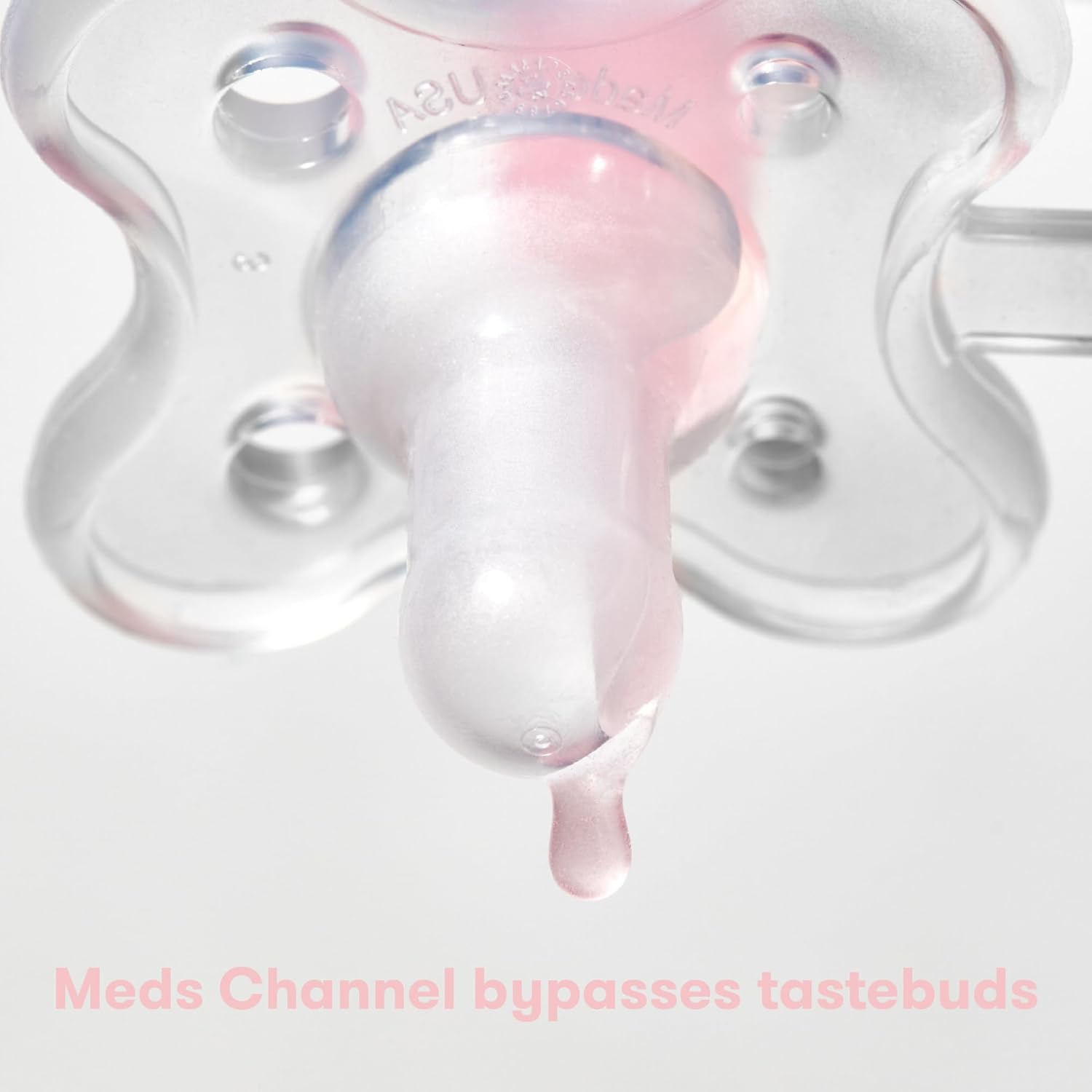 Frida Baby Medicine Pacifier Syringe, Accu - Dose Paci, Medi Frida Dispenser for Mess & Fuss Free Use, Made in USA - 7DAY'S