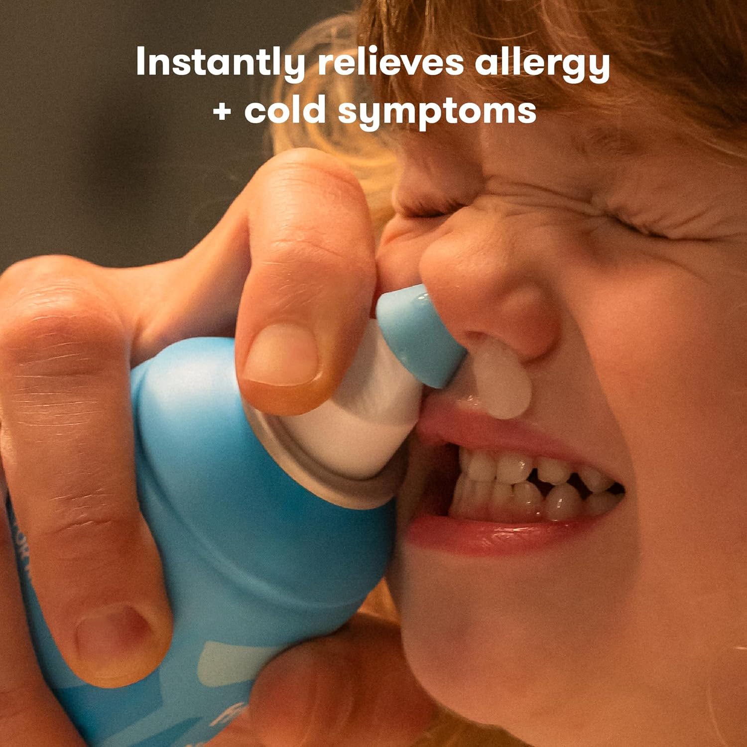 Frida Saline Rinse for Toddler, Kids, Ages 2+, Saline Rinse for Sinus, Instant Congestion Relief & Allergy Relief, Flush Out Allergens, Mucus, Pollen, Dust, Safe for Daily Use - 7DAY'S
