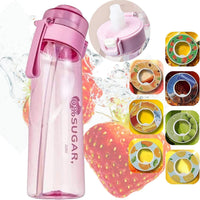 Fruit Fragrance Water Bottle, Scent Water Cup, Flavor Pods for Water Bottle 650ML - 7DAY'S