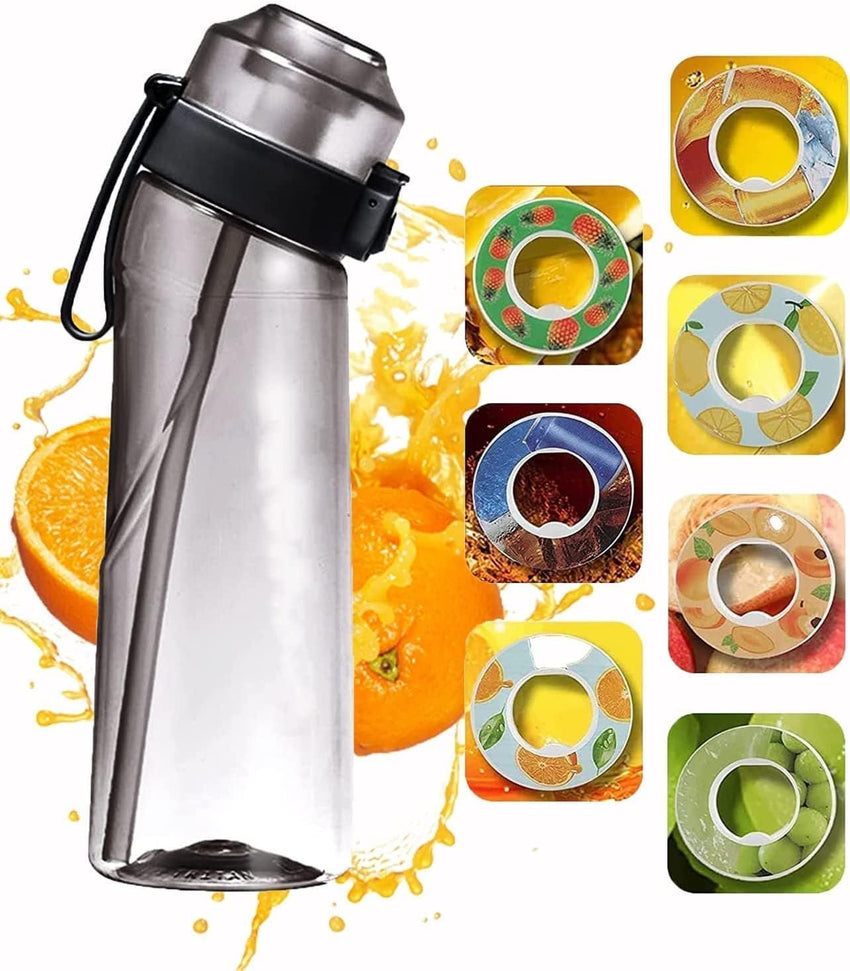 Fruit Fragrance Water Bottle, Scent Water Cup, Flavor Pods for Water Bottle 650ML - 7DAY'S