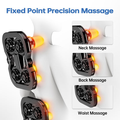 Full Body Massage Chair, Zero Gravity Mode, Deep Tissue Massage Chair, Foot Massage, 8 Fixed Massage Roller, LCD Touch Screen, Waist Heater, Bluetooth - 7DAY'S