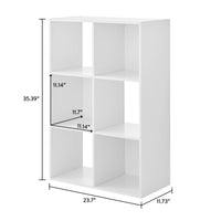 Furniture display cabinets, bedrooms, kitchens, living rooms, storage cabinets,Mainstays 11" 6 - Cube Storage Organizer - 7DAY'S