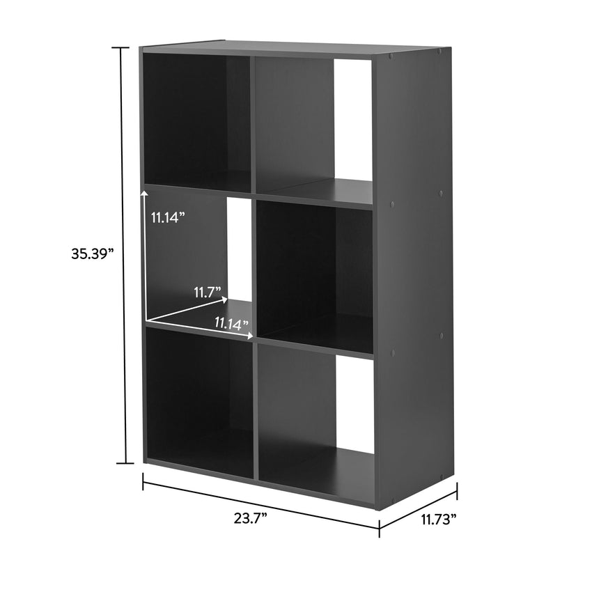 Furniture display cabinets, bedrooms, kitchens, living rooms, storage cabinets,Mainstays 11" 6 - Cube Storage Organizer - 7DAY'S