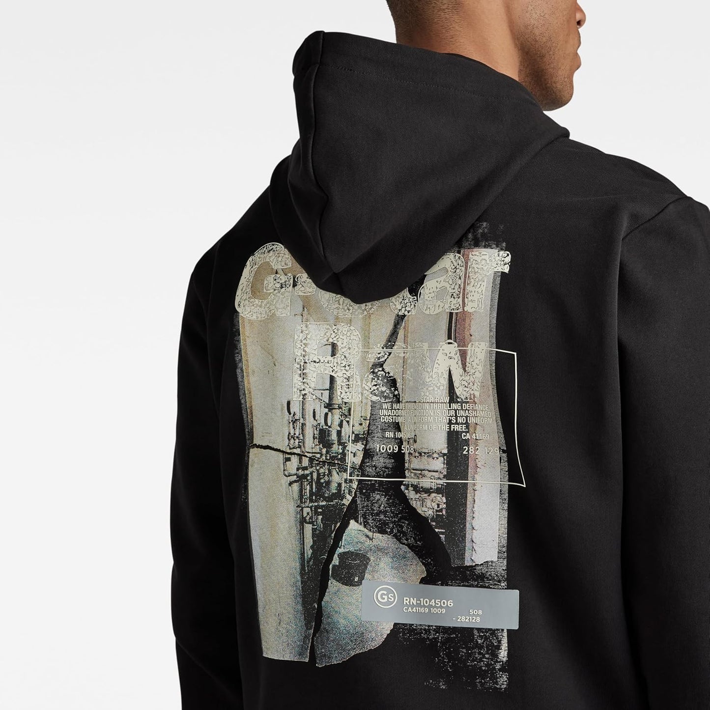 G - Star Men's Back Print Hoodie - 7DAY'S