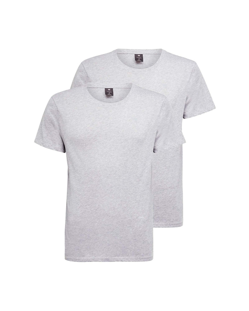 G - STAR RAW Men's Base Layer Crew Neck Short Sleeve T-Shirt 2 - Pack - 7DAY'S