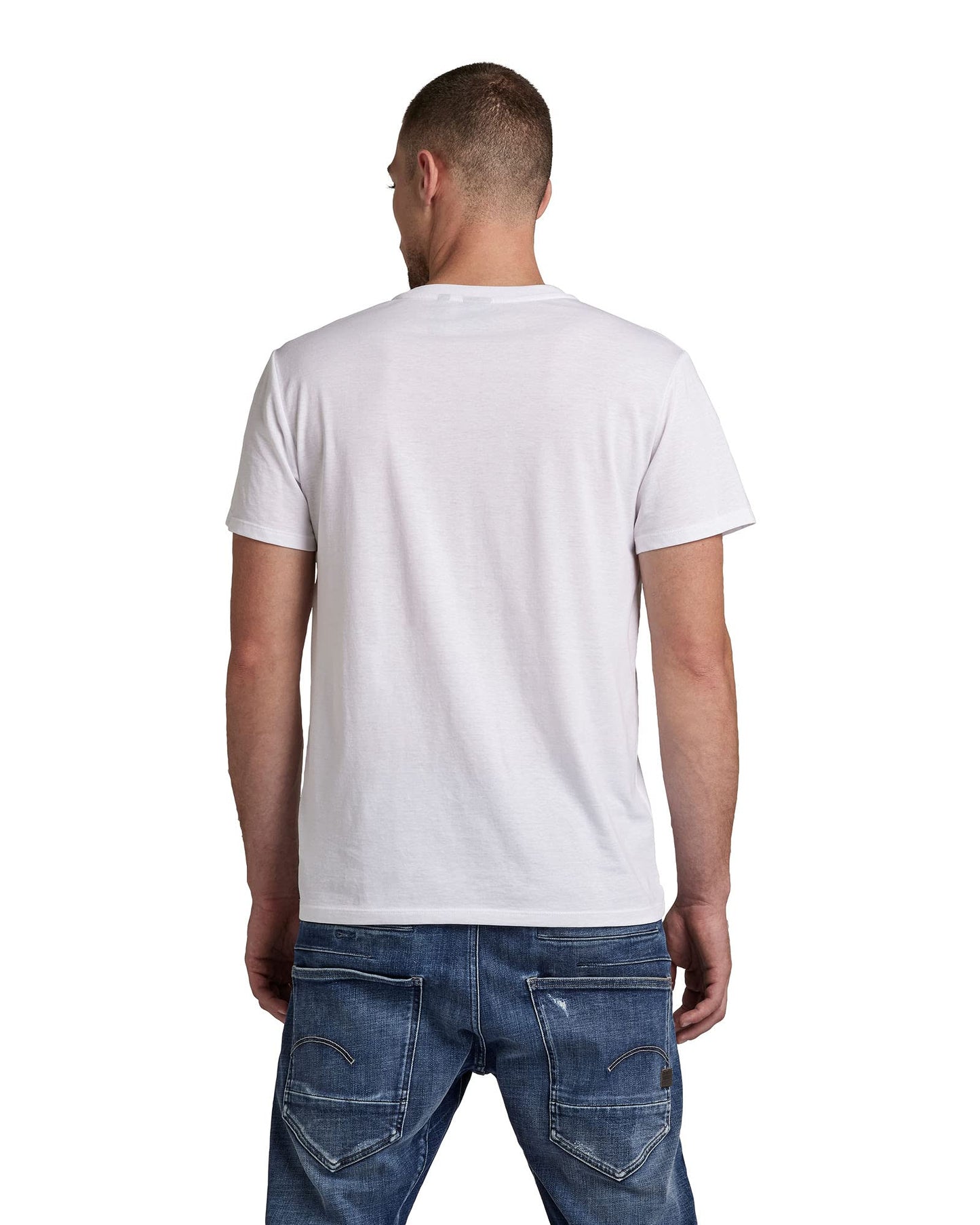 G - STAR RAW Men's Base Layer Crew Neck Short Sleeve T-Shirt 2 - Pack - 7DAY'S