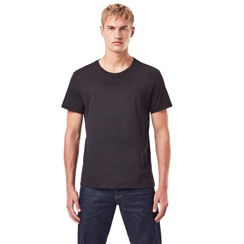 G - STAR RAW Men's Base Layer Crew Neck Short Sleeve T-Shirt 2 - Pack - 7DAY'S
