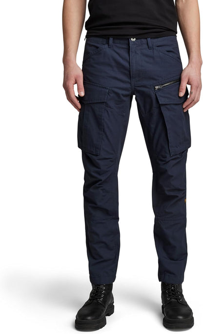G - STAR RAW Men's Rovic Zip 3D Straight Tapered Fit Cargo Pants - 7DAY'S