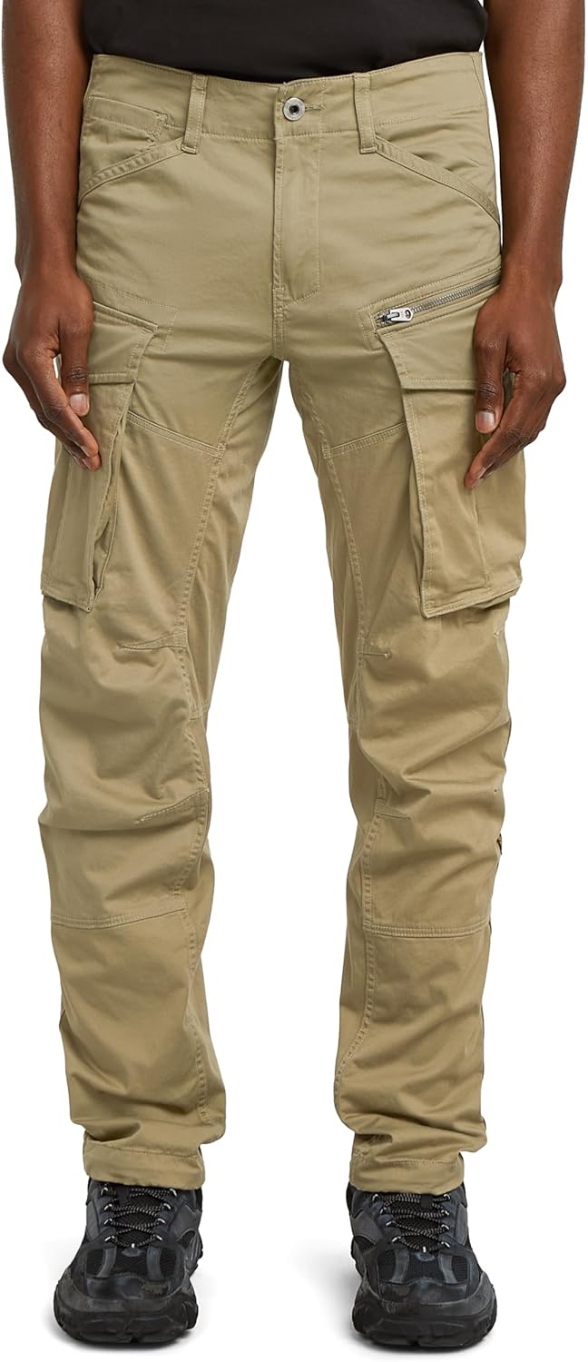 G - STAR RAW Men's Rovic Zip 3D Straight Tapered Fit Cargo Pants - 7DAY'S