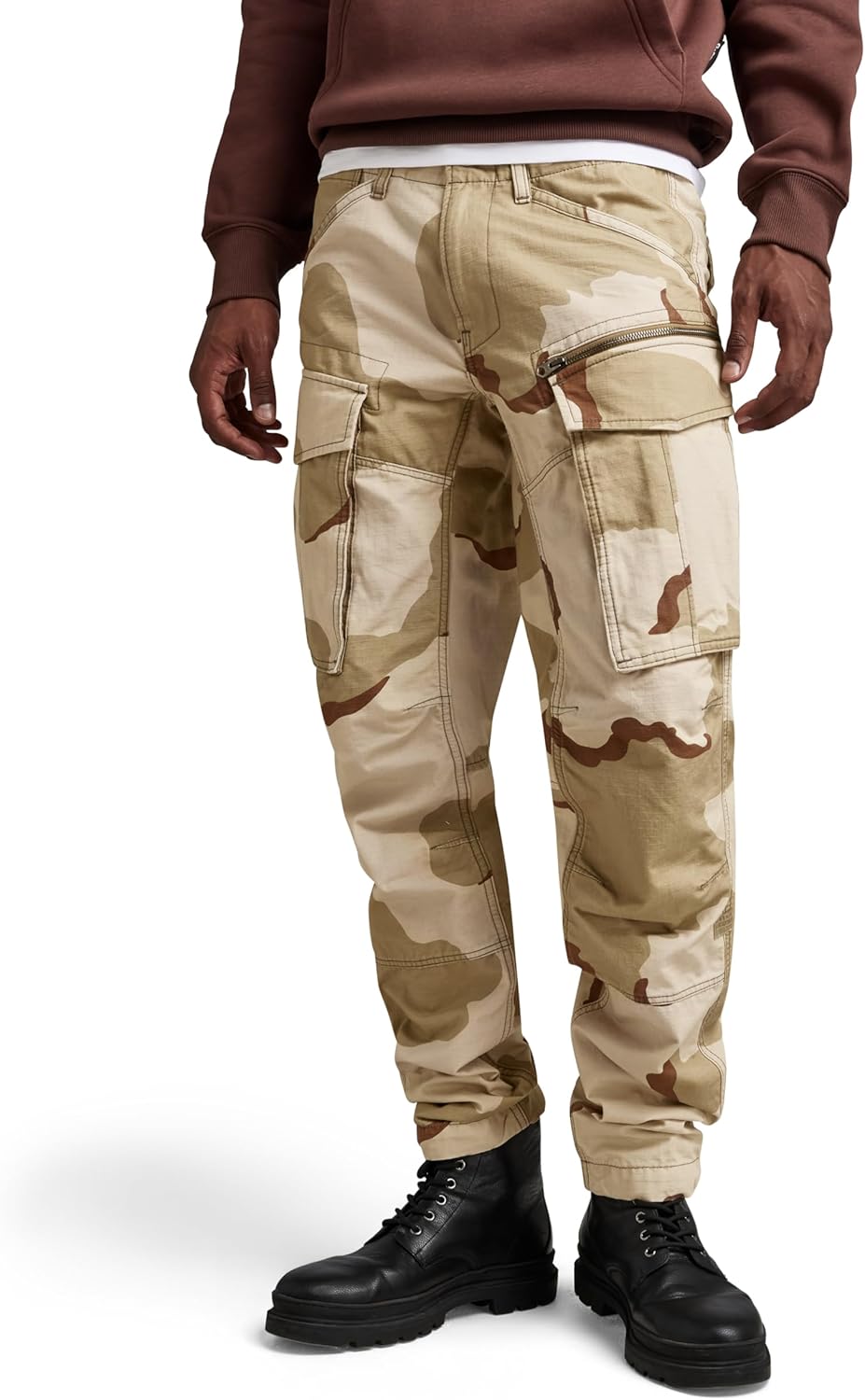 G - STAR RAW Men's Rovic Zip 3D Straight Tapered Fit Cargo Pants - 7DAY'S