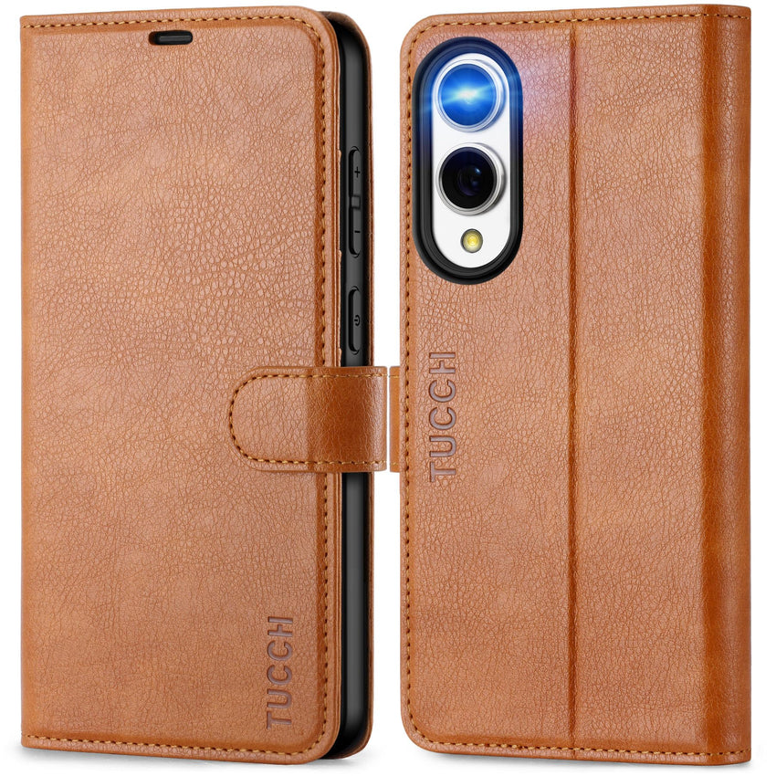 Galaxy S25 Ultra, Kickstand [RFID Blocking] Card Holder, Folio Magnetic PU Leather [TPU Shockproof Interior Case] Protective Folio Cover Compatible with Galaxy S25 Ultra, Black - 7DAY'S