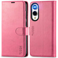 Galaxy S25 Ultra, Kickstand [RFID Blocking] Card Holder, Folio Magnetic PU Leather [TPU Shockproof Interior Case] Protective Folio Cover Compatible with Galaxy S25 Ultra, Black - 7DAY'S