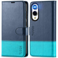 Galaxy S25 Ultra, Kickstand [RFID Blocking] Card Holder, Folio Magnetic PU Leather [TPU Shockproof Interior Case] Protective Folio Cover Compatible with Galaxy S25 Ultra, Black - 7DAY'S