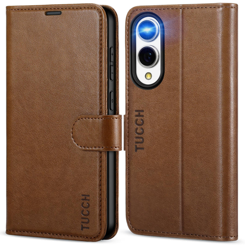 Galaxy S25 Ultra, Kickstand [RFID Blocking] Card Holder, Folio Magnetic PU Leather [TPU Shockproof Interior Case] Protective Folio Cover Compatible with Galaxy S25 Ultra, Black - 7DAY'S