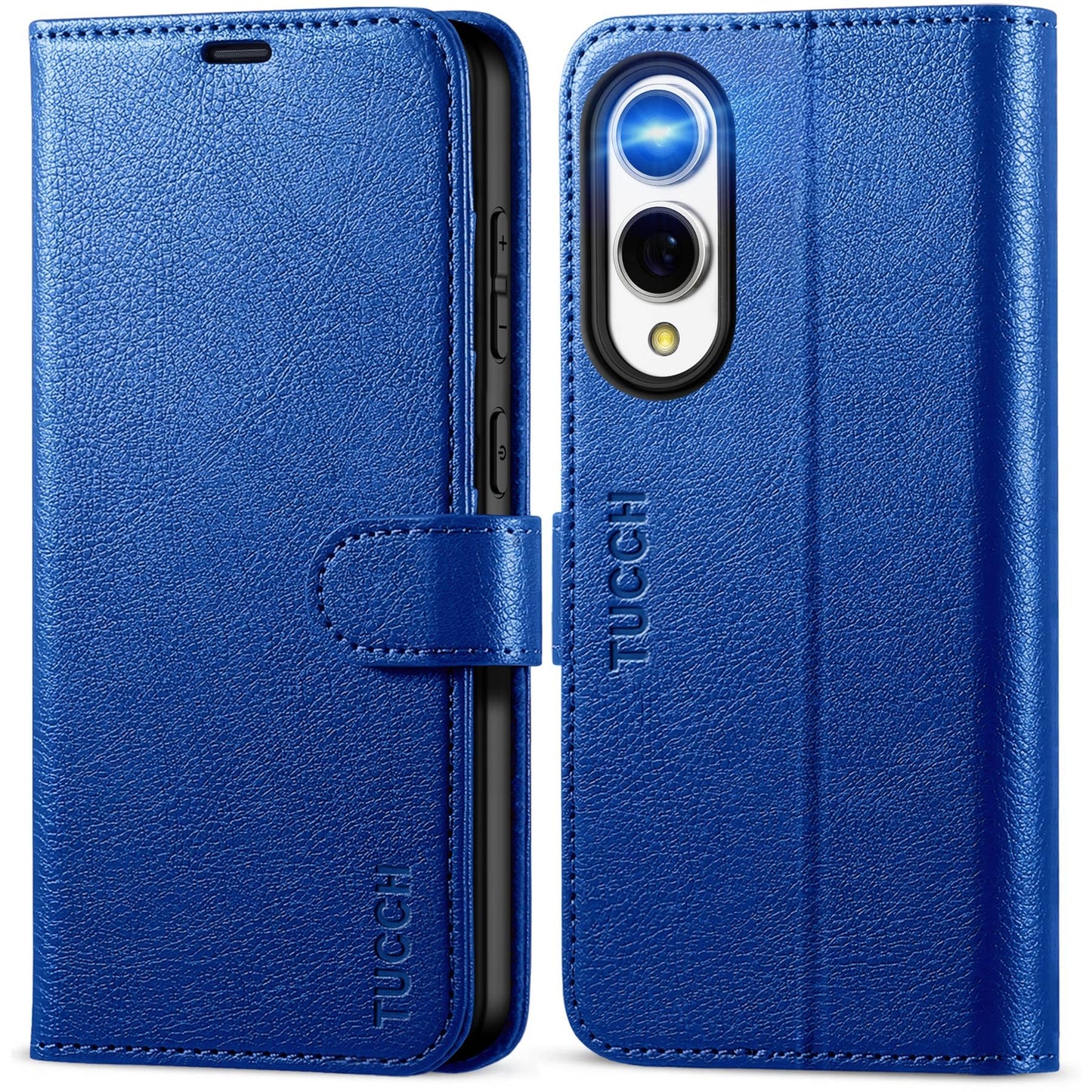 Galaxy S25 Ultra, Kickstand [RFID Blocking] Card Holder, Folio Magnetic PU Leather [TPU Shockproof Interior Case] Protective Folio Cover Compatible with Galaxy S25 Ultra, Black - 7DAY'S