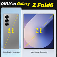 Galaxy Z Fold6 Wallet Case with S Pen Holder, PU Leather Flip Folio, Card Slots, RFID Blocking, Kickstand, Phone Cover for Galaxy Z Fold 6 2024 - Black - 7DAY'S