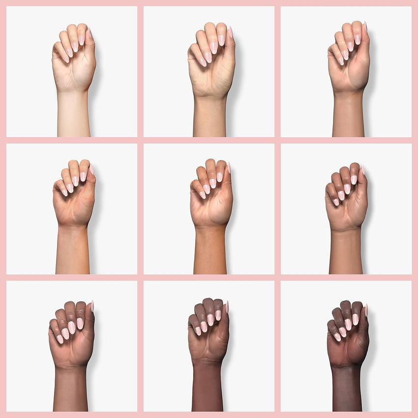 GAOY Sheer Light Pink Gel Nail Polish, 16ml Jelly Milky White Peach Translucent Color 1352 UV Light Cure Gel Polish for Nail Art DIY Manicure and Pedicure at Home - 7DAY'S