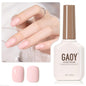 GAOY Sheer Light Pink Gel Nail Polish, 16ml Jelly Milky White Peach Translucent Color 1352 UV Light Cure Gel Polish for Nail Art DIY Manicure and Pedicure at Home - 7DAY'S