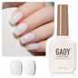 GAOY Sheer Light Pink Gel Nail Polish, 16ml Jelly Milky White Peach Translucent Color 1352 UV Light Cure Gel Polish for Nail Art DIY Manicure and Pedicure at Home - 7DAY'S