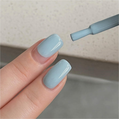 GAOY Sheer Light Pink Gel Nail Polish, 16ml Jelly Milky White Peach Translucent Color 1352 UV Light Cure Gel Polish for Nail Art DIY Manicure and Pedicure at Home - 7DAY'S