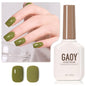 GAOY Sheer Light Pink Gel Nail Polish, 16ml Jelly Milky White Peach Translucent Color 1352 UV Light Cure Gel Polish for Nail Art DIY Manicure and Pedicure at Home - 7DAY'S