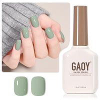 GAOY Sheer Light Pink Gel Nail Polish, 16ml Jelly Milky White Peach Translucent Color 1352 UV Light Cure Gel Polish for Nail Art DIY Manicure and Pedicure at Home - 7DAY'S