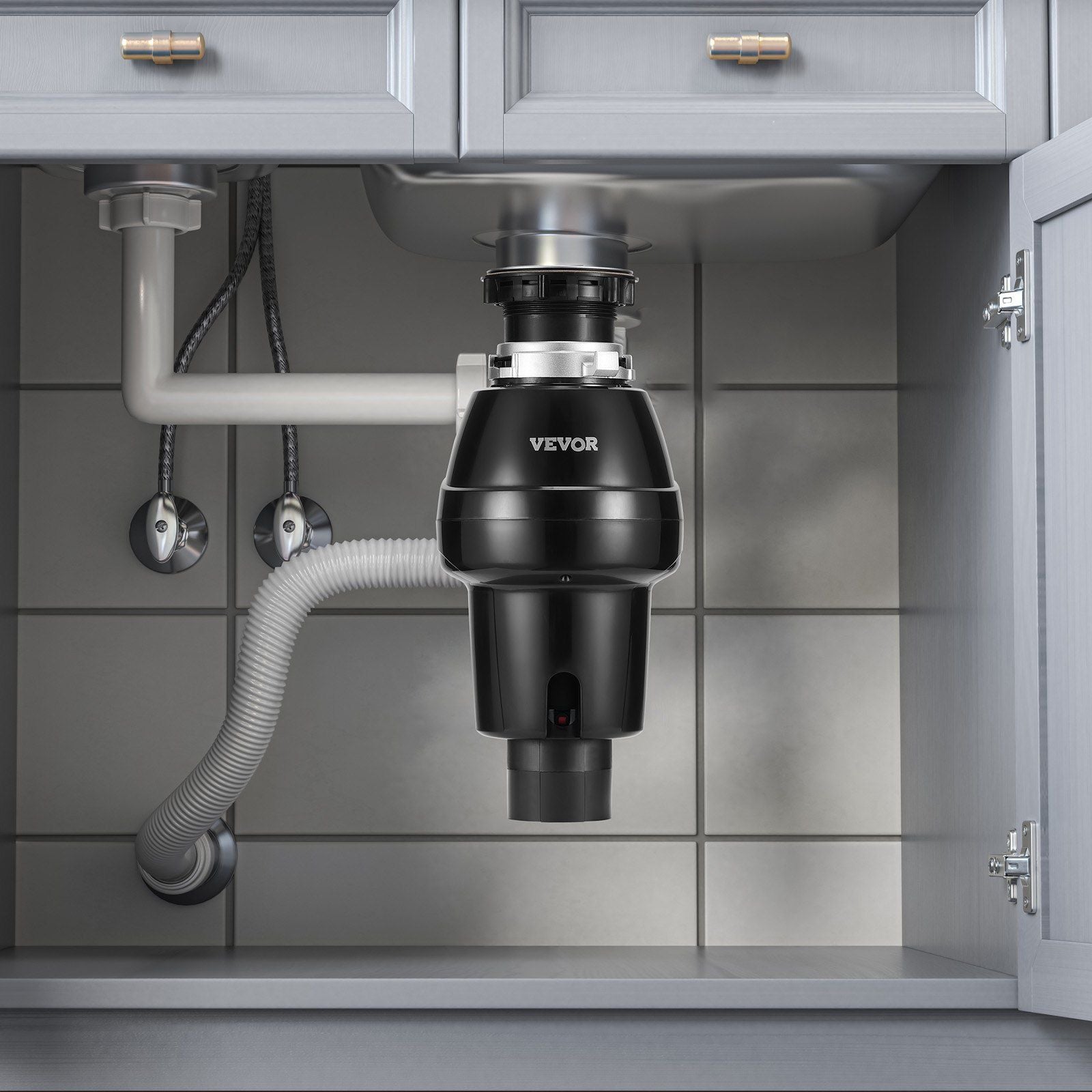 Garbage Disposal 3/4 HP Continuous Food Waste Disposer 3250RPM EZ Connect Corded - 7DAY'S