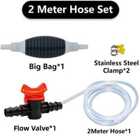 Gas Syphon Hand Pump with Long Hose,Gas Siphon Pump for Gasoline,Fuel Siphon Hose with Ball,Multifunction Liquid Sucker,Liquid Fuel Transfer Siphon Pump Oil Pump,Fuel Transfer Pump Manual,Siphon Pump - 7DAY'S