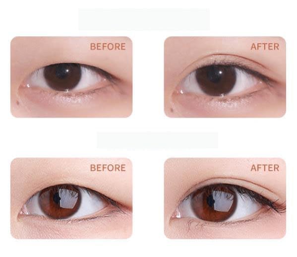 Generalizy Eyelid Tape,Satvee Waterproof Double Eyelid Tapes,Invisible Eye Lifting Strips,Satvee Lids Lift Strips,Satvee Waterproof Double Eyelid Tapes,Double Eyelid Tape Invisible (M/Crescent) - 7DAY'S