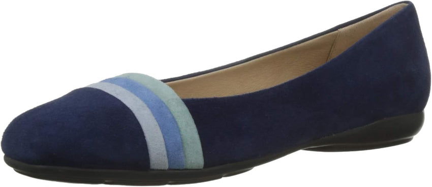 Geox Women's Annitah 9 Nappa Leather Ballet Flat with Arch Support and Cushioning - 7DAY'S
