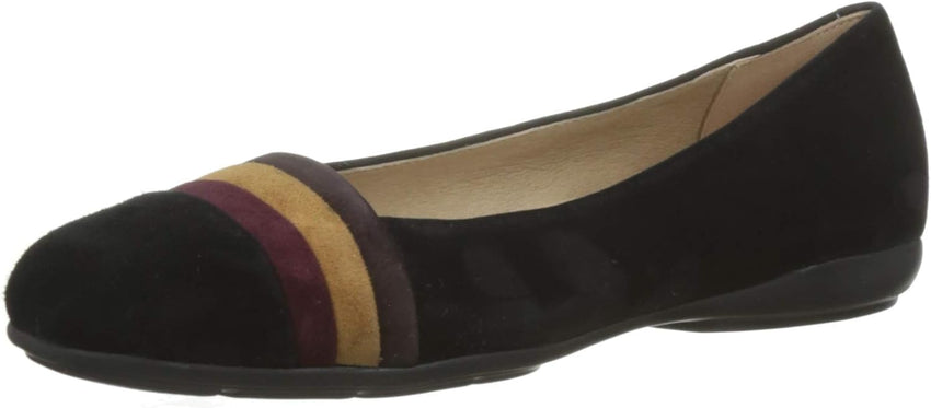 Geox Women's Annitah 9 Nappa Leather Ballet Flat with Arch Support and Cushioning - 7DAY'S