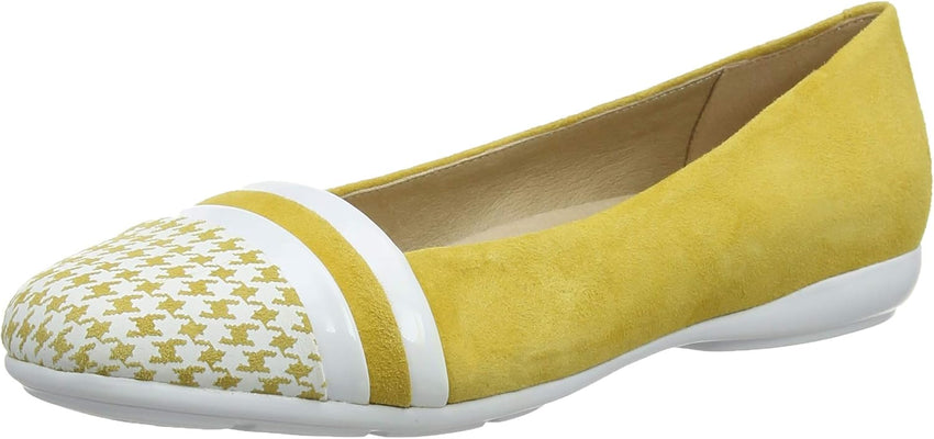 Geox Women's Annitah 9 Nappa Leather Ballet Flat with Arch Support and Cushioning - 7DAY'S