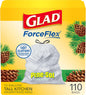 Glad ForceFlex Tall Kitchen Drawstring Trash Bags, 13 Gal, Gain Lemon Zest, 40 Ct (Package May Vary) - 7DAY'S