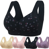 Glamorette Granny Bra,Granny Bras for Older Women Front Snap Closure,Glamorette Snap Front Bra Older Women - 7DAY'S