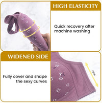 Glamorette Granny Bra,Granny Bras for Older Women Front Snap Closure,Glamorette Snap Front Bra Older Women - 7DAY'S