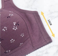 Glamorette Granny Bra,Granny Bras for Older Women Front Snap Closure,Glamorette Snap Front Bra Older Women - 7DAY'S