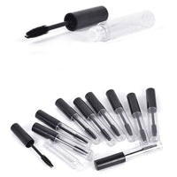 Glass Empty Mascara Tube and Wand, 10ml, Pink, 1Set - 7DAY'S
