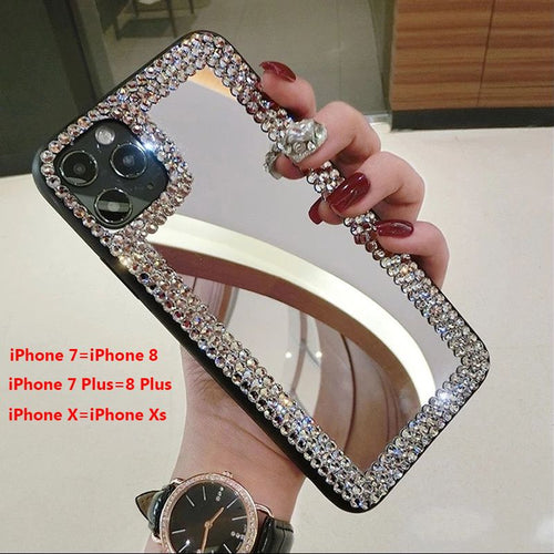Glitter Rhinestone Phone Case For IPhone14/14Plus/14Pro/14Pro Max; iPhone13/13Mini/13Pro/13Pro Max; iPhone12/12Mini/12Pro/12Pro Max; iPhone11/11Pro/11Pro Max; iPhone X; Easter Valentine's Day Gift - 7DAY'S