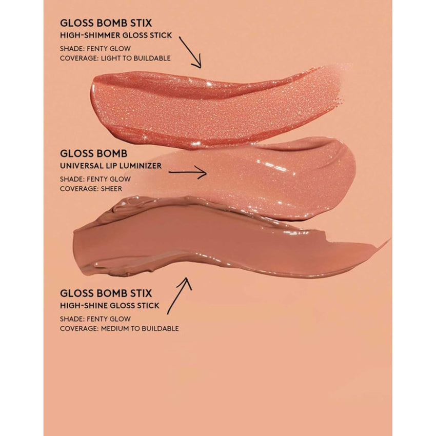 Gloss Bomb Stix Shimmer - 02 Fussy by Fenty Beauty for Women - 0.12 oz Lipstick - 7DAY'S