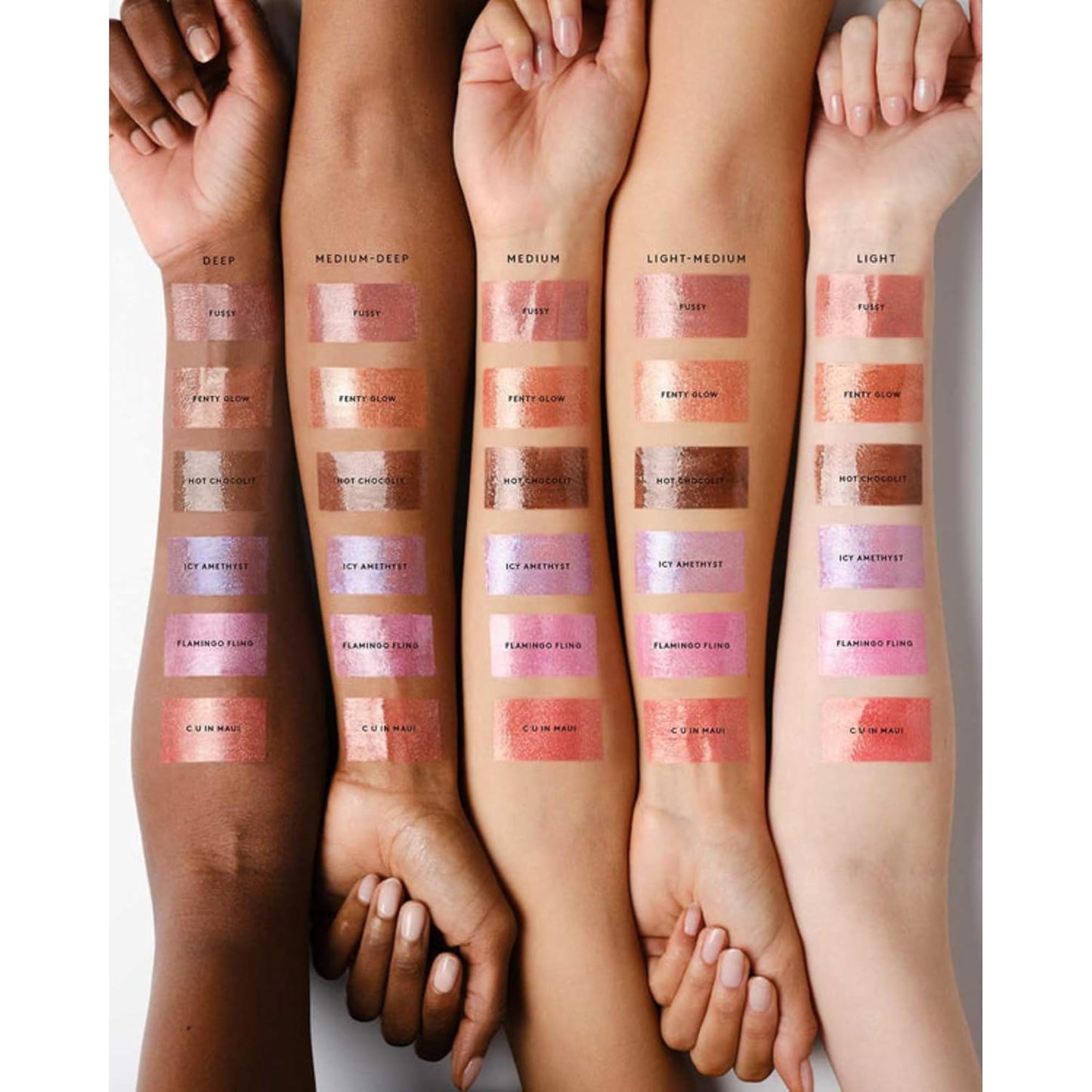 Gloss Bomb Stix Shimmer - 02 Fussy by Fenty Beauty for Women - 0.12 oz Lipstick - 7DAY'S