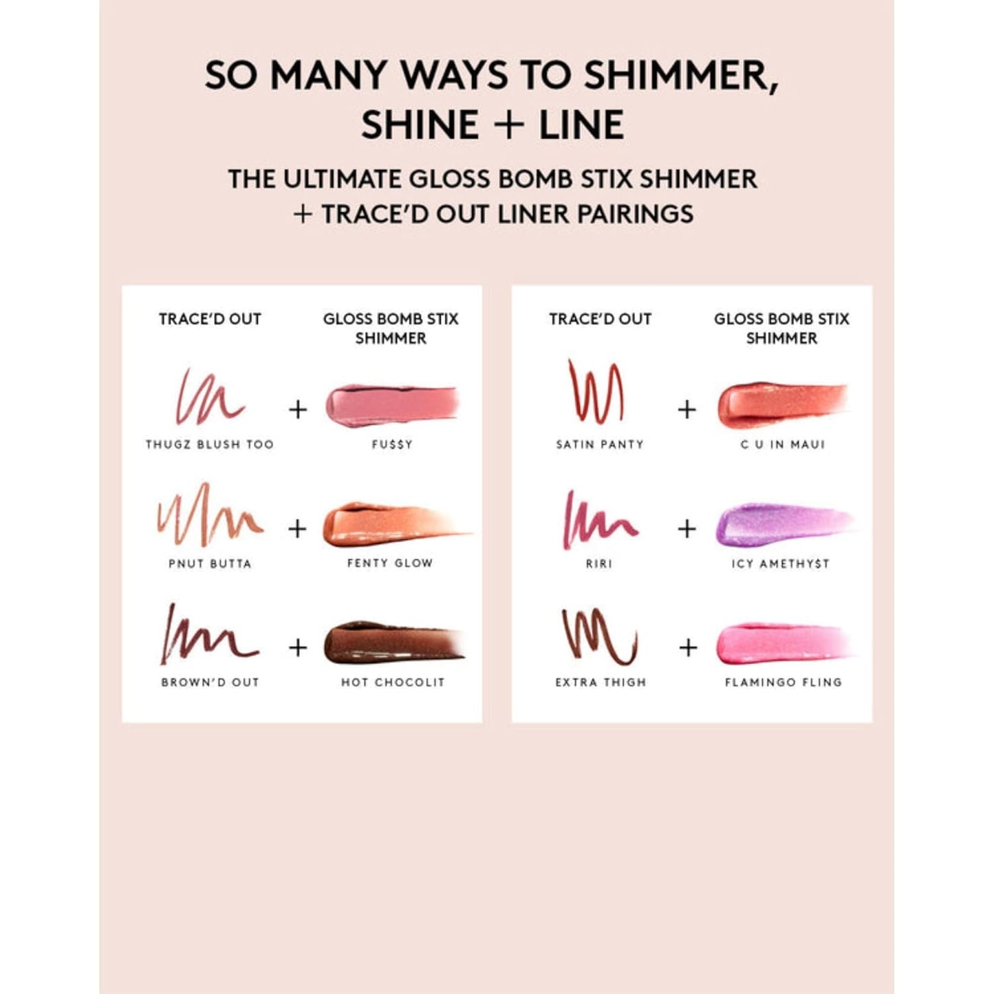 Gloss Bomb Stix Shimmer - 02 Fussy by Fenty Beauty for Women - 0.12 oz Lipstick - 7DAY'S