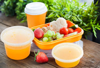 Glotoch 24 Pack 16 oz Deli Containers with Lids, Plastic Food Storage Freezer Storge Soup Containers with Lids - Microwave, Freezer & Dishwasher Safe Eco - Friendly, BPA - Free, Reusable & Stackable - 7DAY'S