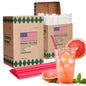 Glotoch Express 500PCS Individually Wrapped Clear Plastic Straws, 7.75'' Long, 0.24'' Diameter Disposable Drinking Straws for Every Occasion, Party, Made in USA - 7DAY'S