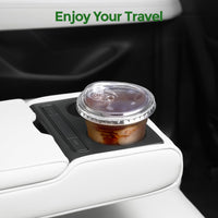 Glotoch Express Clear Plastic Cups with Lids, [100 Sets - 24oz] Disposable Crystal Iced Coffee Cups - Strawless Sip Lids - Sturdy To Go Cup for Smoothie, Cold Drinks, Juice - 7DAY'S