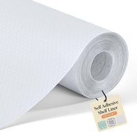 Glotoch Self Adhesive Shelf Liner for Kitchen Cabinets, Renter Friendly Peel and Stick Shlef Liners, Premium Contact Shelf Paper for Drawer, Bathroom, Pantry, Green Herringbone - 7DAY'S
