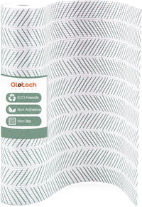 Glotoch Shelf Liner for Kitchen Cabinets Non Adhesive, 12" x20FT(240 Inch) Non Slip Drawer Liners, Waterproof Shelf Paper Closet Liners for Refrigerator Gray - 7DAY'S